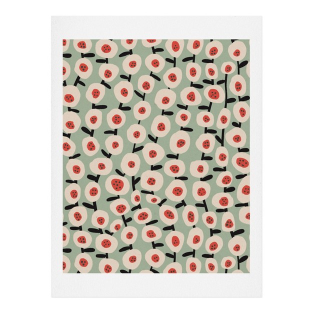 Alisa Galitsyna Dots And Flowers Art Print Society6