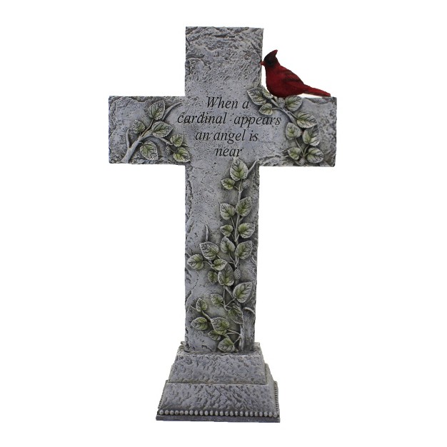 Home amp Garden Cardinal Memorial Cross Roman Inc Outdoor Sculptures And Statues