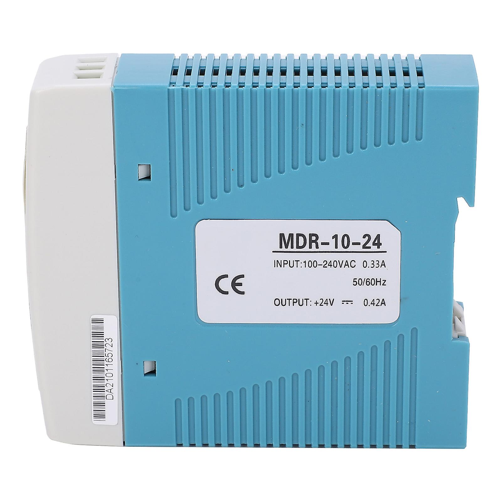 Berm Industrial Switching Power Din Rail Type 100240vac Input Mdr1024 10w 24v 0.42a