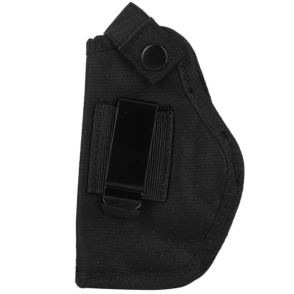 Concealed Carry Black Oxford Cloth Pistol Holster Waist Belt Handgun Carrier