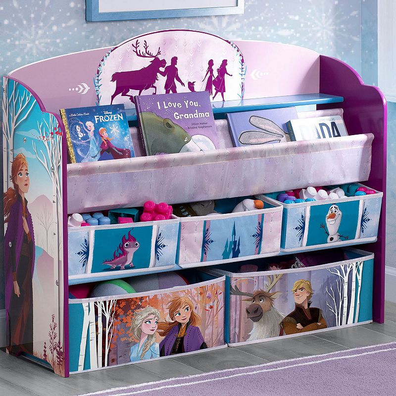 Disney's Frozen 2 Deluxe Toy and Book Organizer by Delta Children