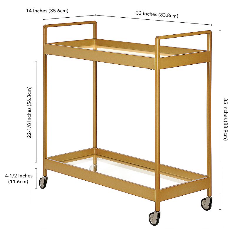 Finley and Sloane Cooper Bar Cart