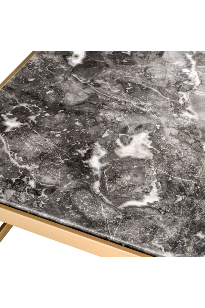 Grey Marble Side Table  Eichholtz La Quinta   Contemporary   Side Tables And End Tables   by Oroa   Distinctive Furniture  Houzz