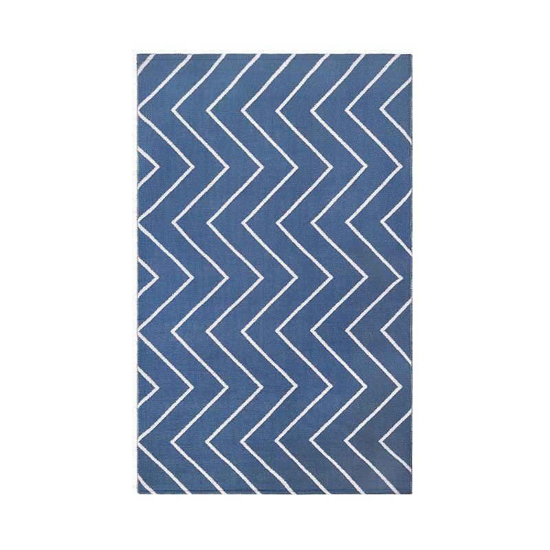 SUPERIOR Zig-Zag Reversible Indoor Outdoor Area Rug