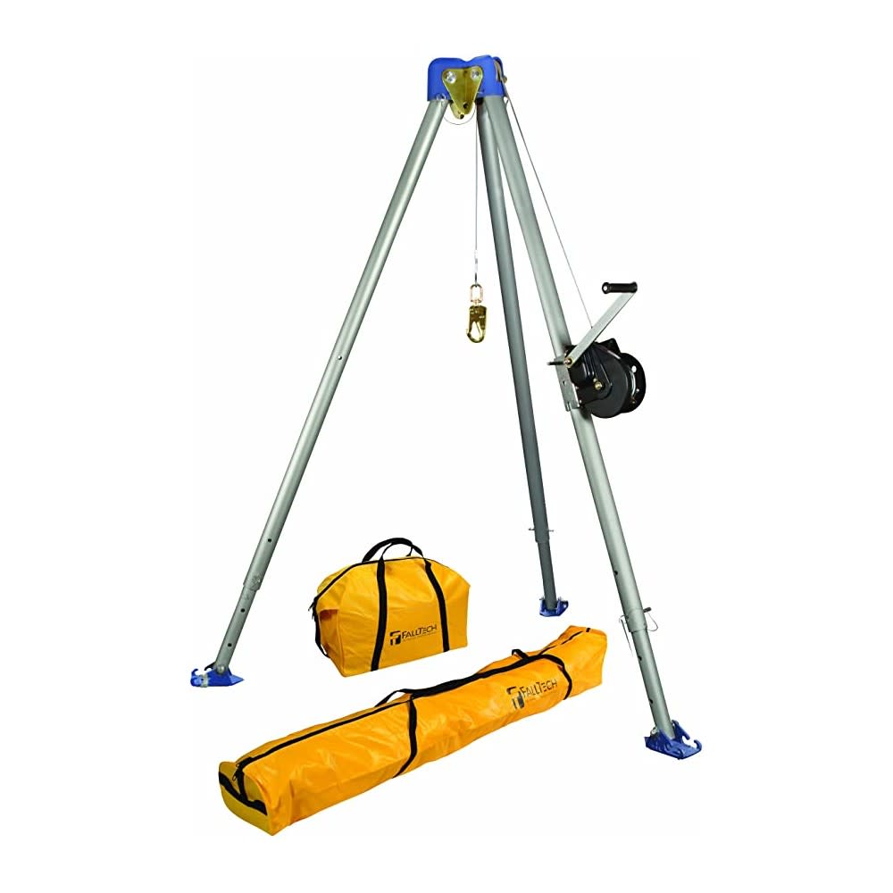 FallTech 11and#8242; Confined Space Tripod System with 60and#8242; Winch ;