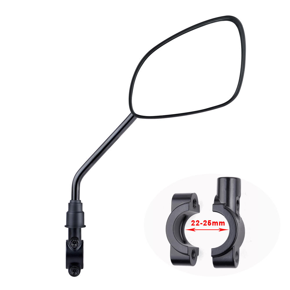 Wide Range Electric Bike Rearview Mirror Bicycle Back View Mirror Cycling Handlebar Mirror