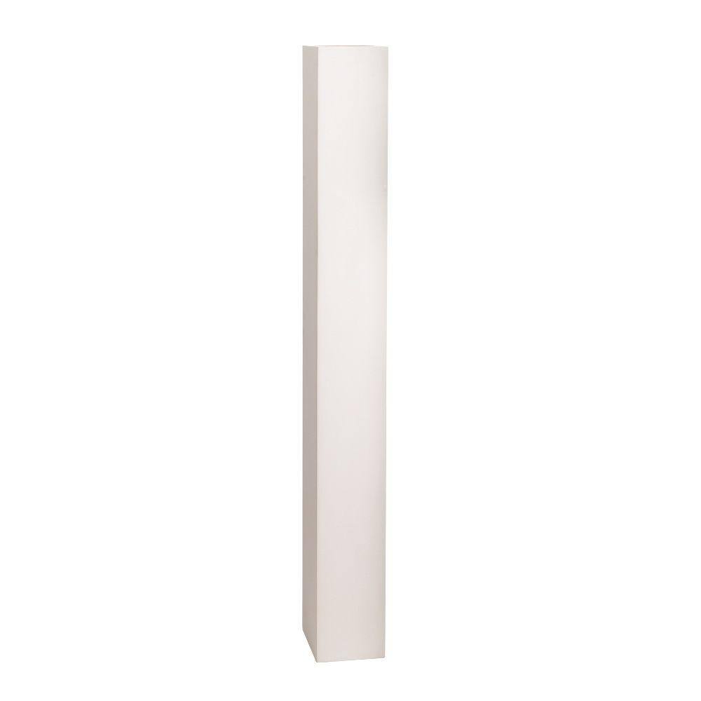 Fypon 48 in. x 5-12 in. x 5-12 in. Polyurethane Plain Newel Post for 5 in. Balustrade System NP6X48