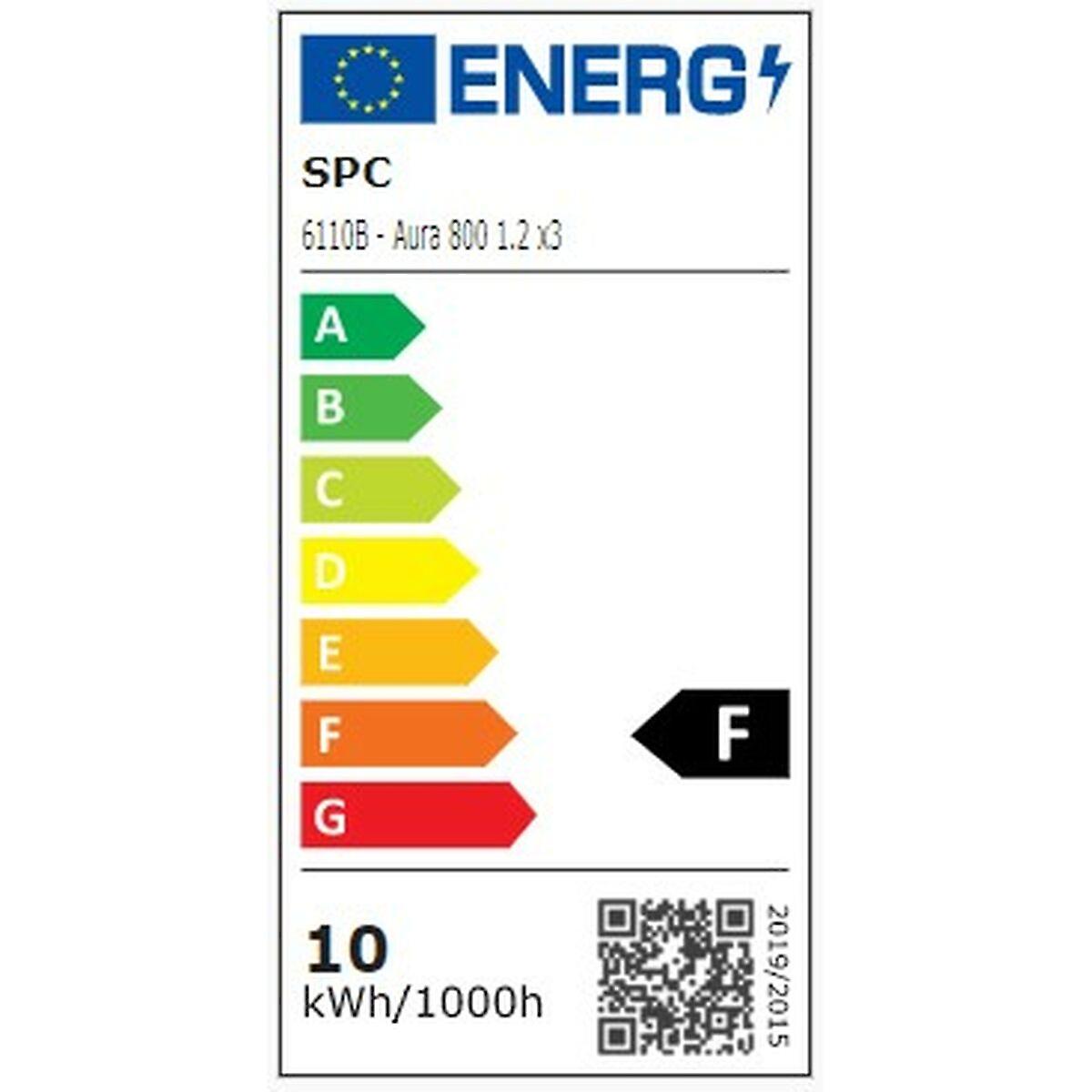 Smart Light bulb SPC 6111B Aura 800 Wifi 10 W E27 75 W 2500K - 6500K (3 uds)