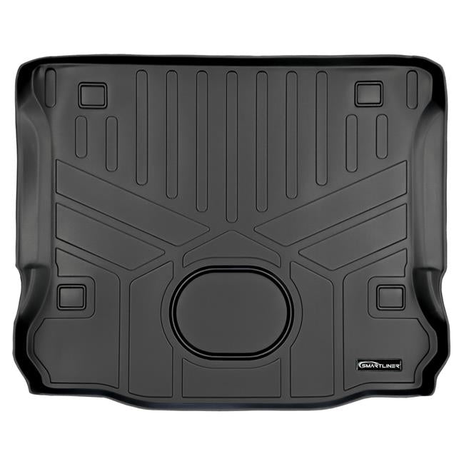 Smartliner SD0194 All Weather Trunk Floor Mat Cargo Liner - JK Old Body Style for 2015-2018 Jeep Wranglerand#44; Black