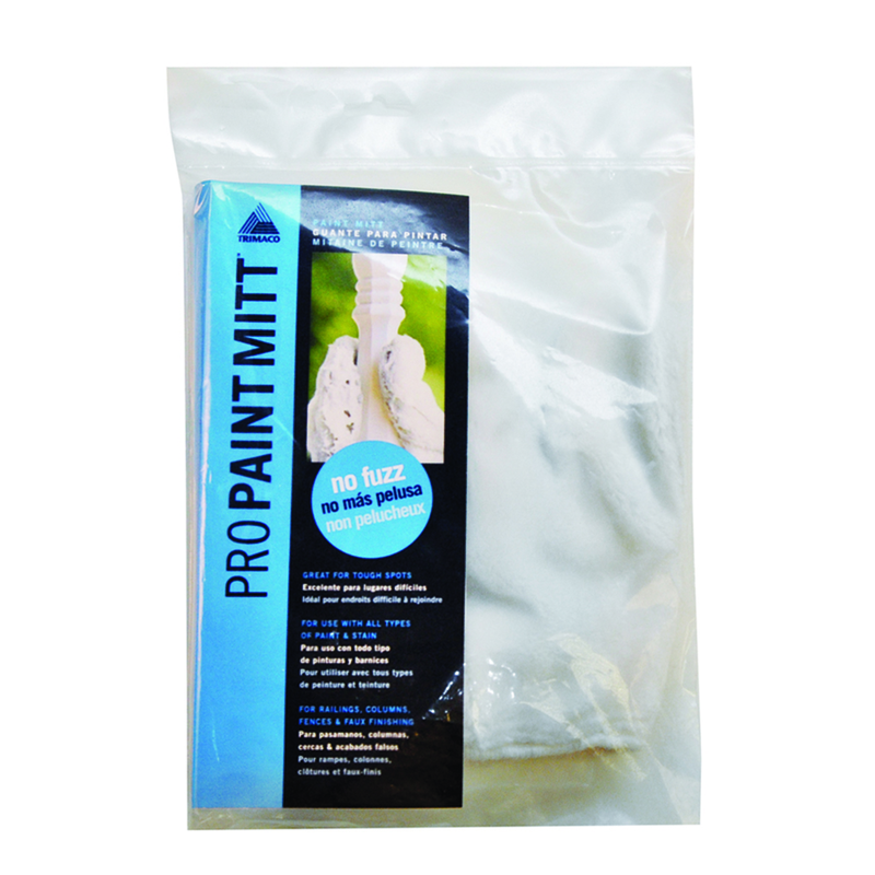 Trimaco Pro Paint Mitt White Cotton Painter\u0027s Mitt