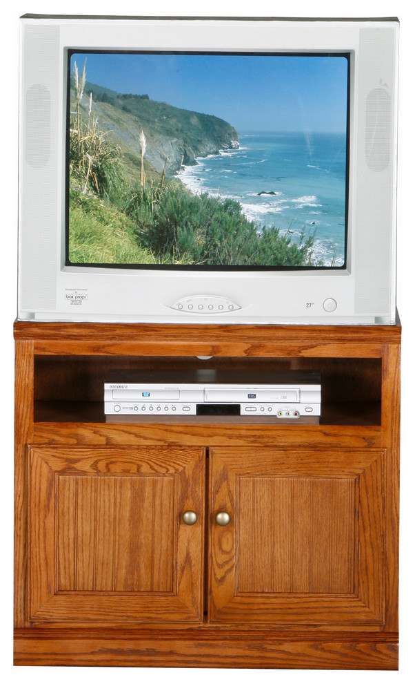 Heritage 30 quotTV Cart   Farmhouse   Entertainment Centers And Tv Stands   by Eagle Furniture  Houzz