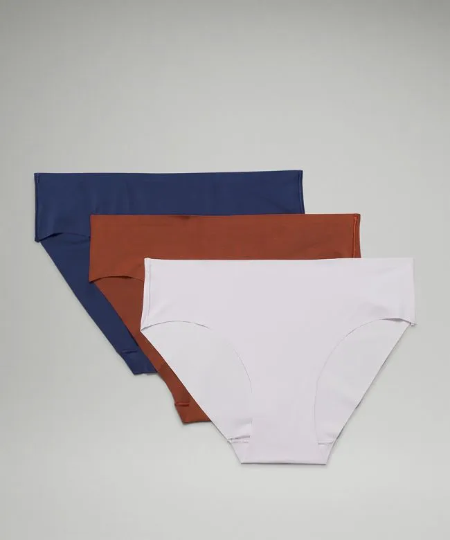 InvisiWear Mid-Rise Bikini Underwear 3 Pack