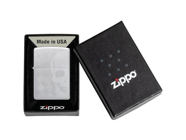 Zippo Subtly Spooky Skull Windproof Lighter