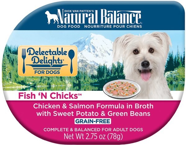 Natural Balance Delectable Delights Fish 'N Chicks Grain-Free Wet Dog Food