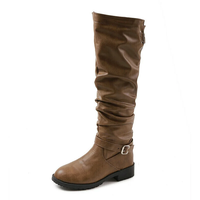 🔥🔥Ladies Knee Boots with adjustable buckle