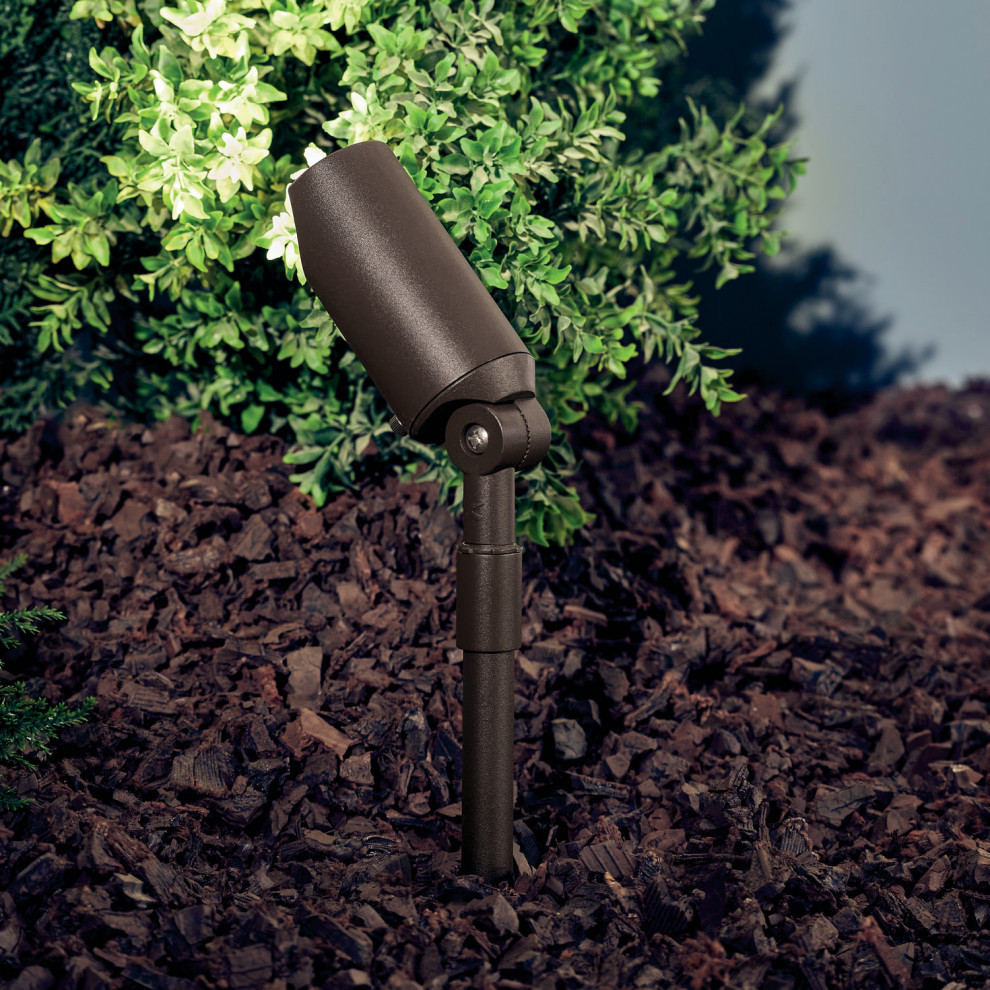 12V 1 Light Mini Accent Light   Transitional   Landscape Lighting   by Buildcom  Houzz