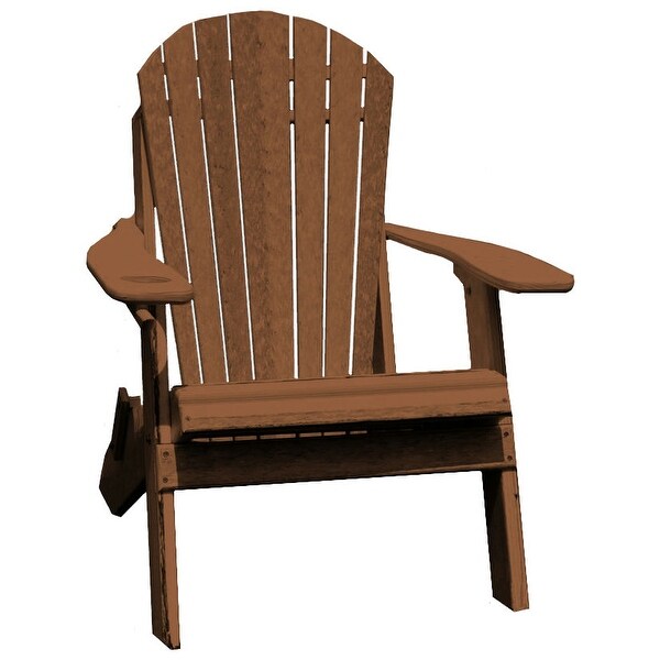 Eagle Collection Folding Adirondack Chair with Smart Phone Holder