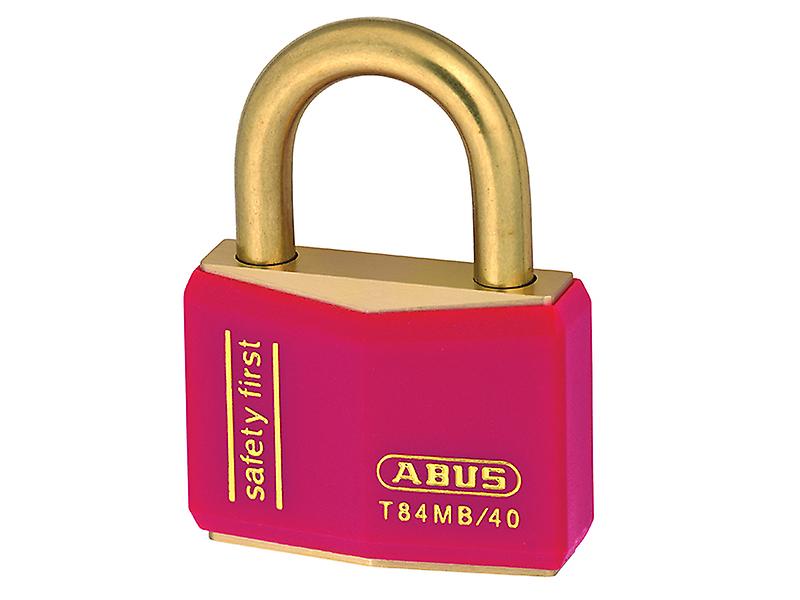 ABUS T84MB/40mm Red Rustproof Padlock Keyed Alike 8404 ABUKA37824