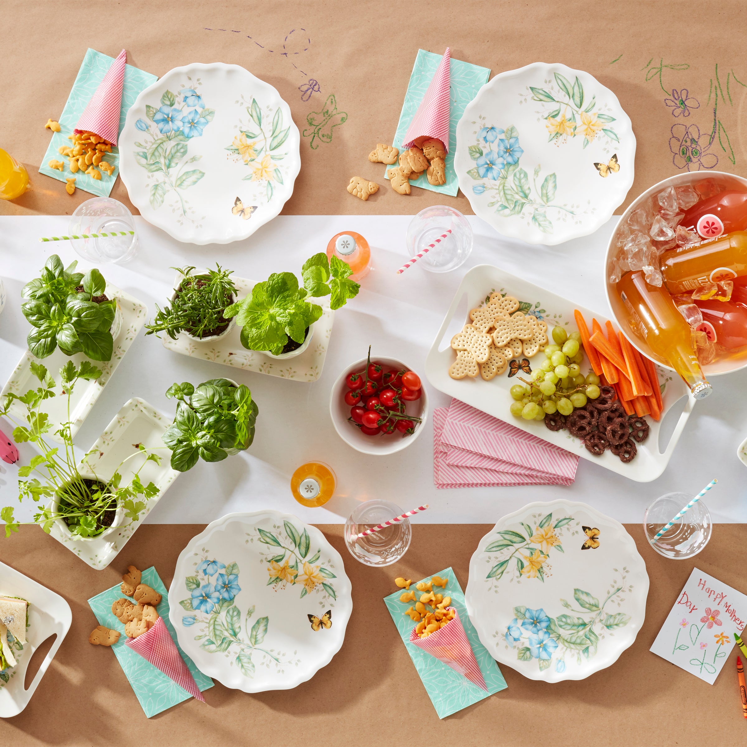 Butterfly Meadow Melamine 4-Piece Bowl Set