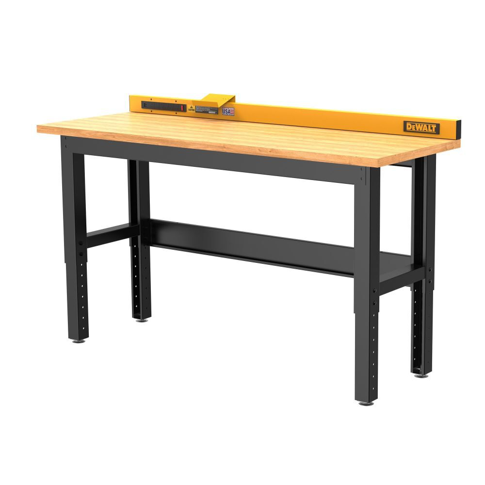 DW 6 ft Workbench With Butcher Block Wood Top DWST27201 from DW