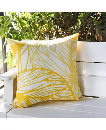 Homey Cozy Marissa Leaf Outdoor Pillow