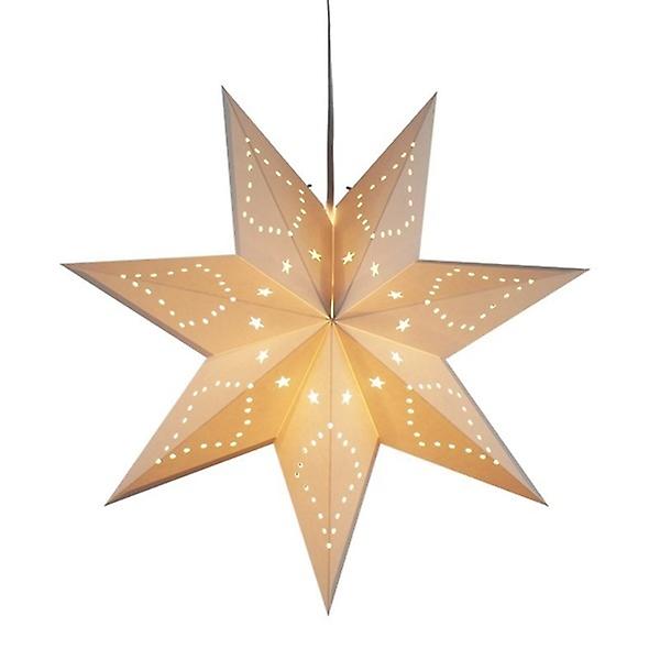 Miman Hollow Out Hanging Stars Lampshade Ornament For Home Decor