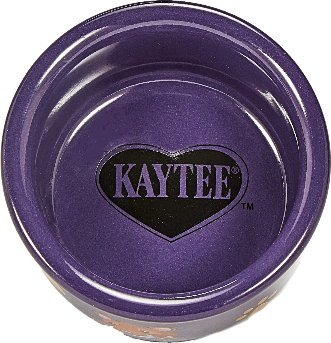 Kaytee Paw Print Hamster Food Bowl， Color Varies