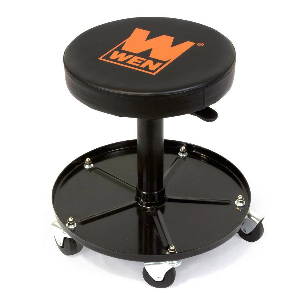 WEN 300 lbs. Capacity Pneumatic Rolling Mechanic Stool 73012T