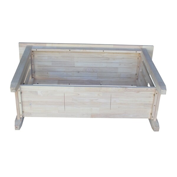 The Gray Barn Moonshine Unfinished Mission Console Table