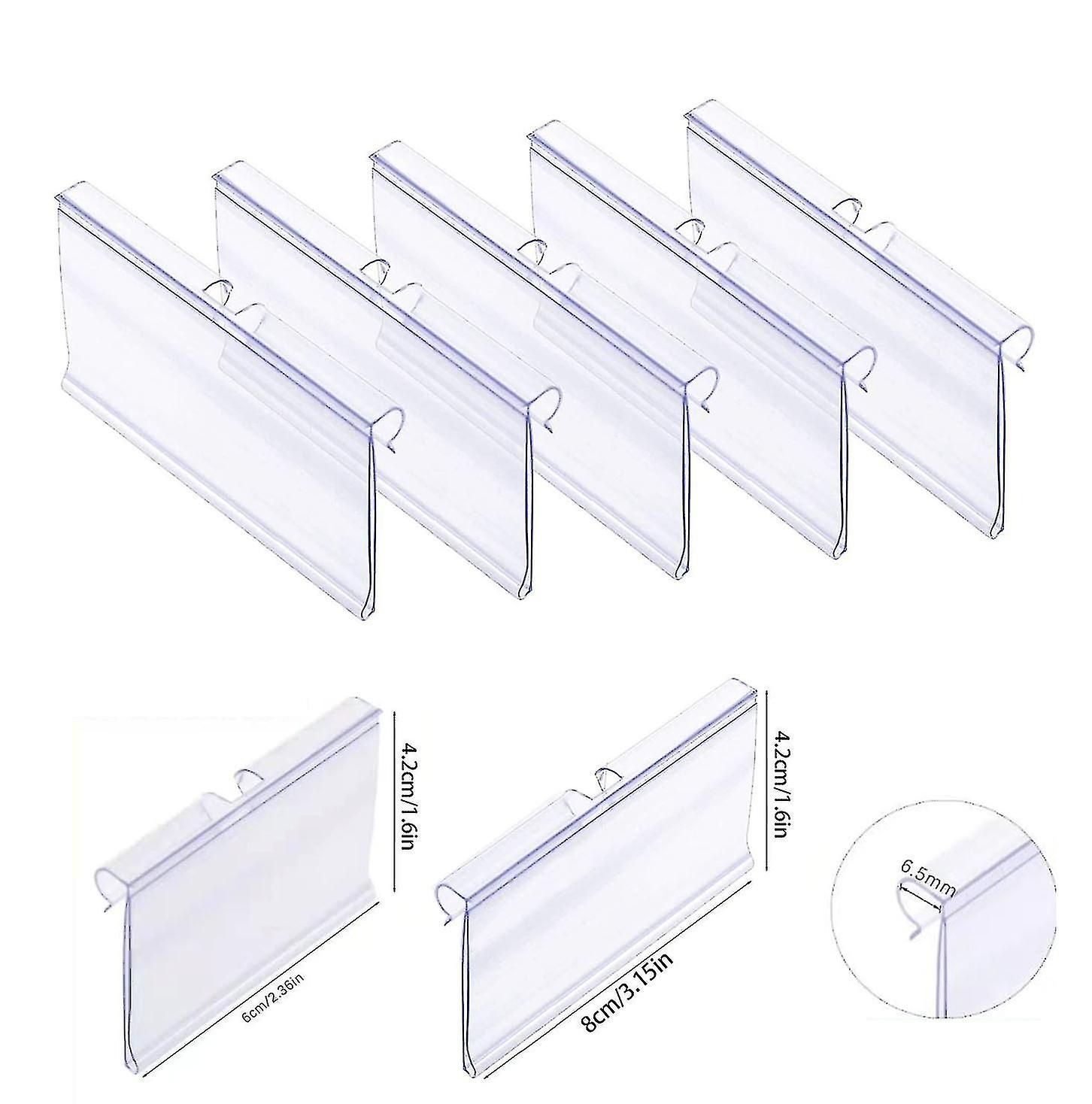 20pcs Mini Acrylic Sign Display Holder， Price Name Card Tag Label Shop Stand， Price Label Holder Use