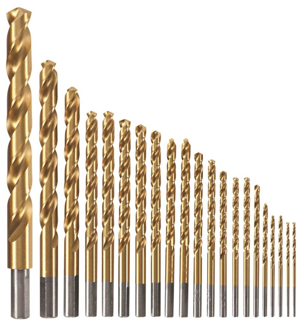 Bosch 21 pc. Titanium-Coated Metal Drill Bit Set TI21A from Bosch