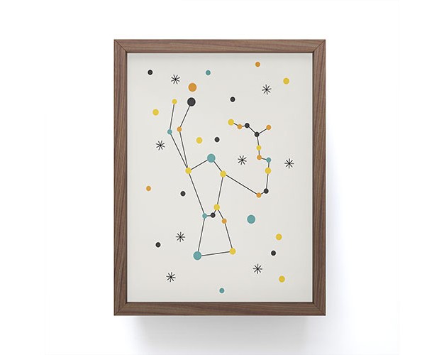 Alisa Galitsyna Orion Constellation Framed Mini Art Society6