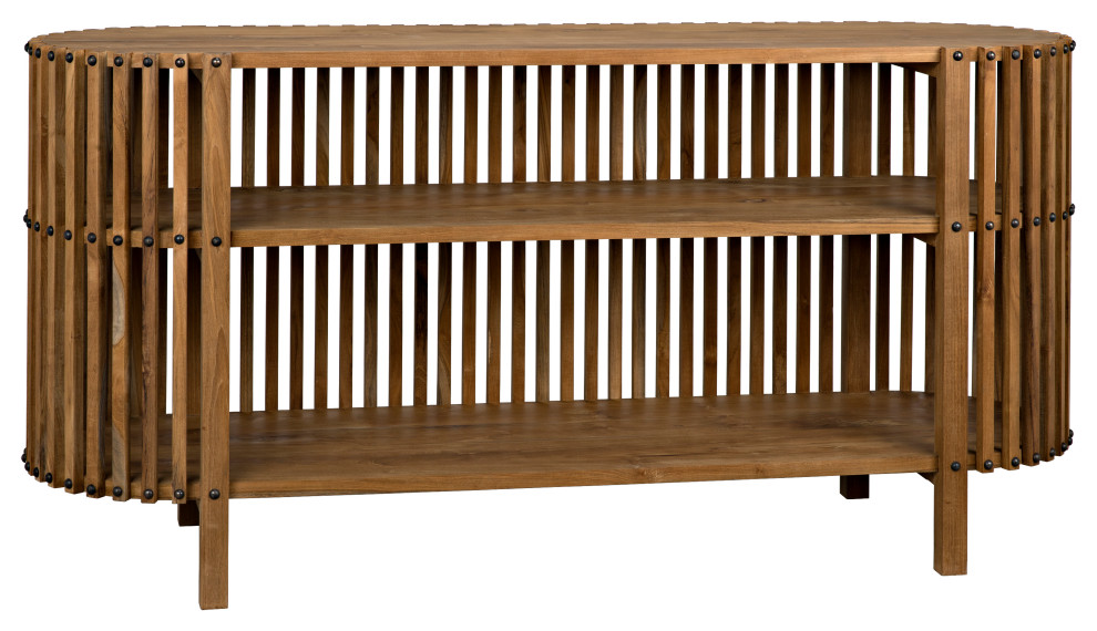 Consuela Console  Teak   Transitional   Console Tables   by HedgeApple  Houzz