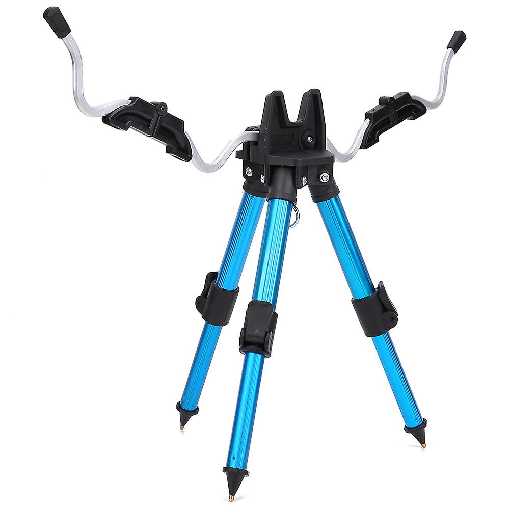 Foldable Multipurpose Fishing Rod Bracket Tripod Beach Long Range Aluminum Alloy