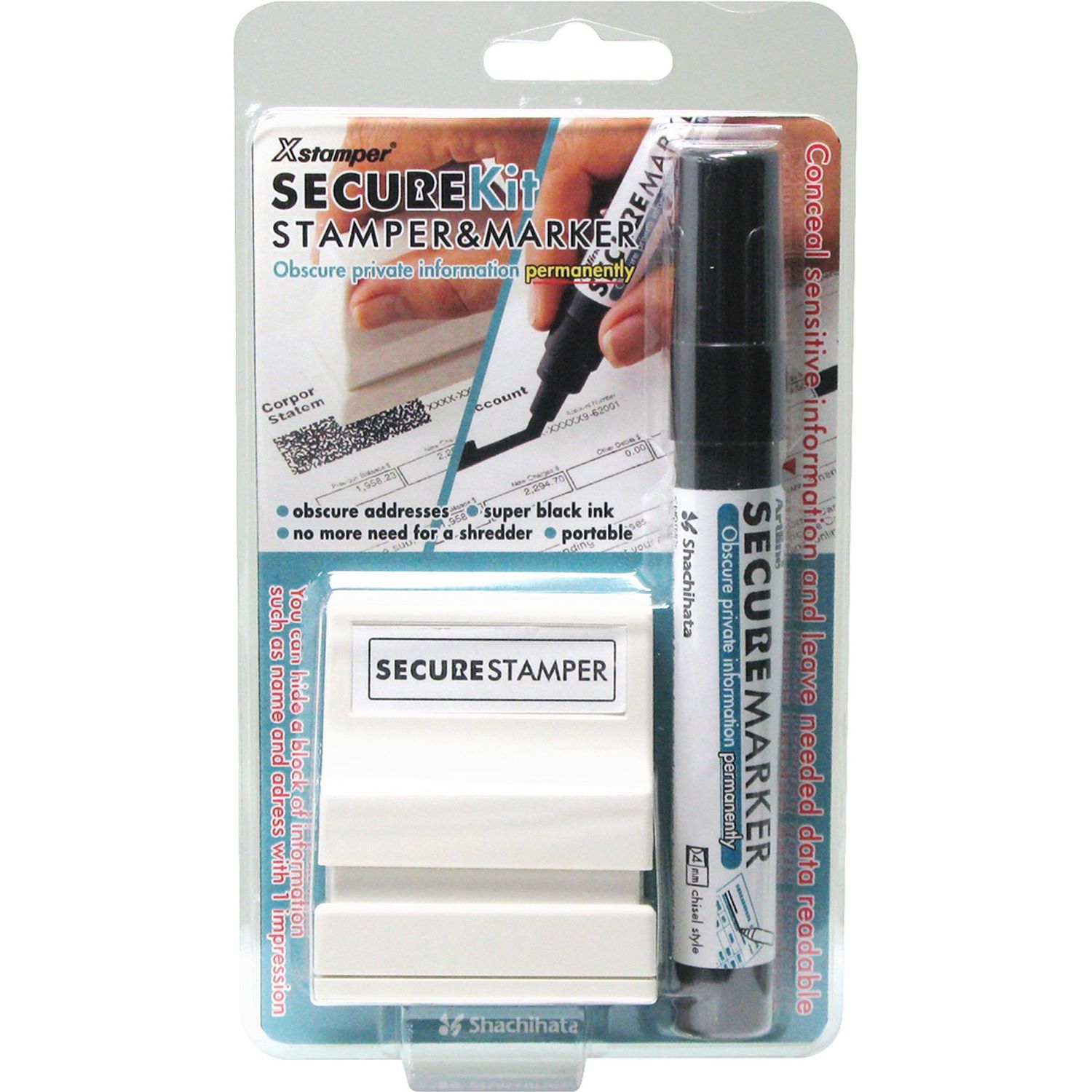 Small Security Stamper Kit by Shachihata， Inc XST35302