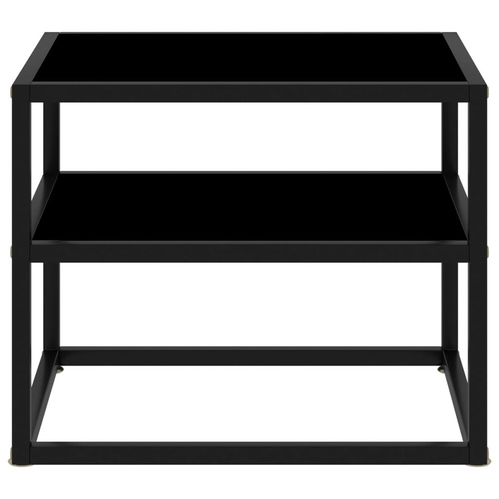 vidaXL Console Table Black 19.7\