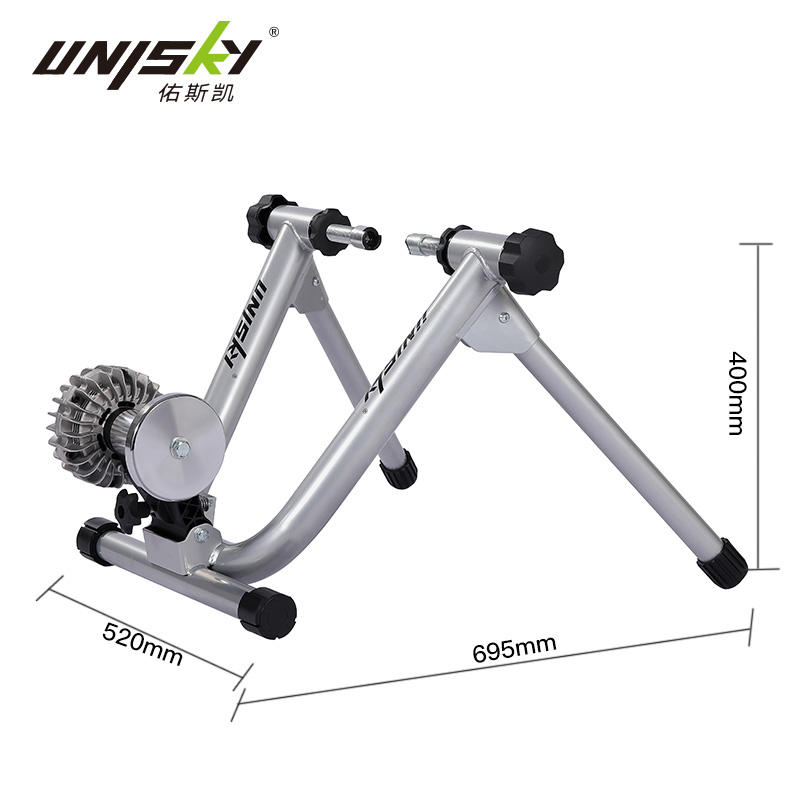 Foldable Steel Material Unisex Home Exercise Bike Trainer Exercise Stand