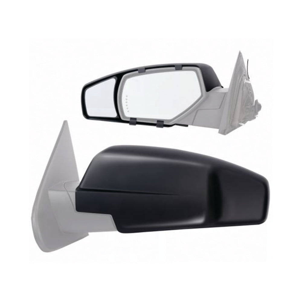 K-Source 80910 Snap-On Towing Mirrors For Chevy Silverado， GMC Sierra (14-18)