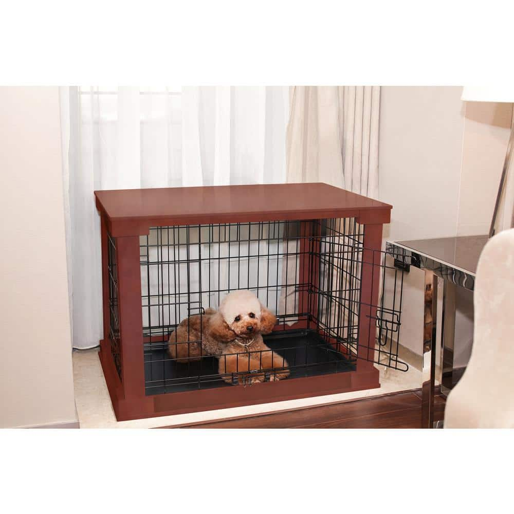 zoovilla Dog Crate with Mahogany Cover - Large MPLC001