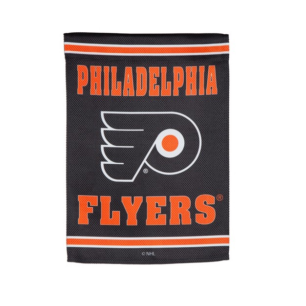 Embossed Suede Flag Gdn Size Philadelphia Flyers