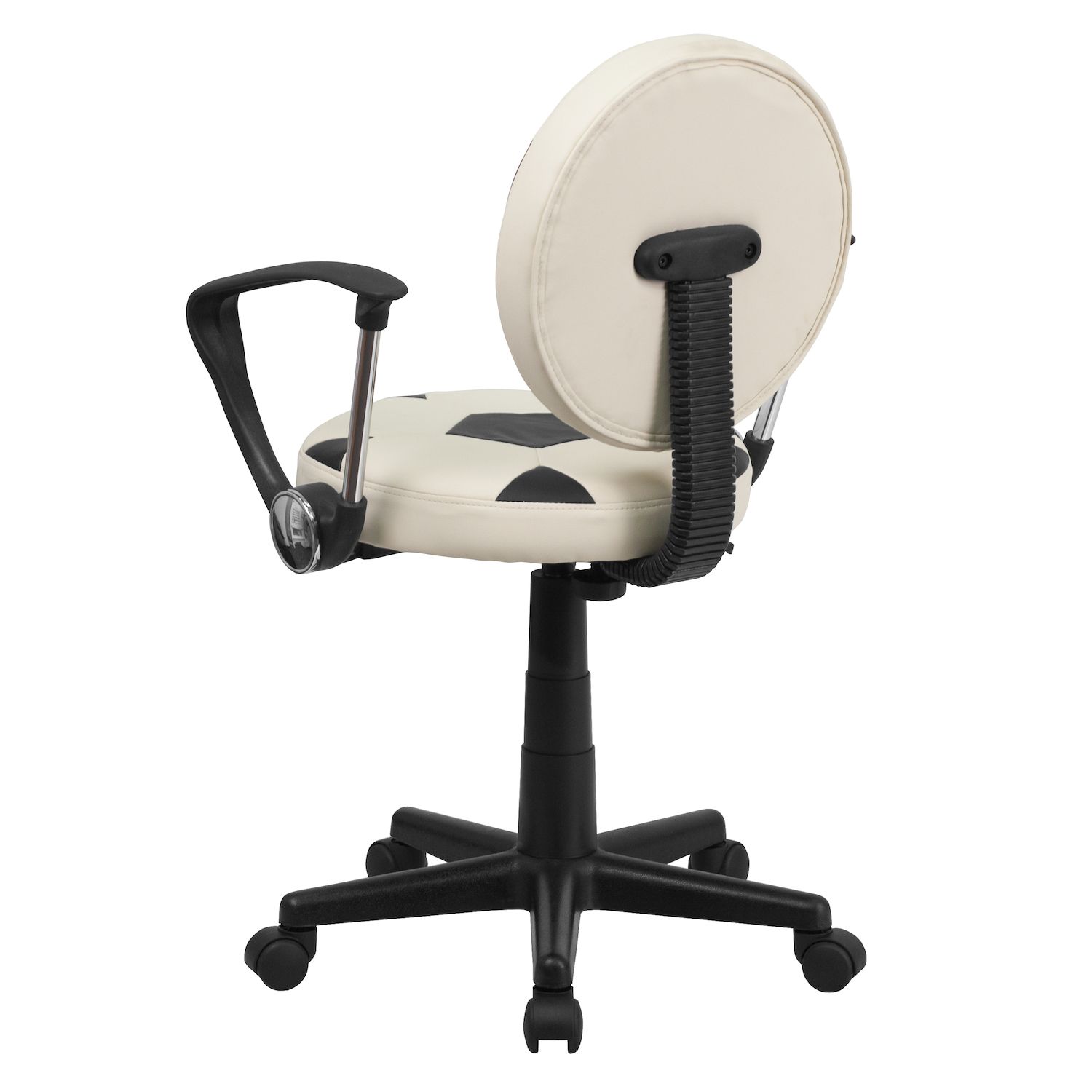 Emma and Oliver Football Swivel Task Office Chair with Arms