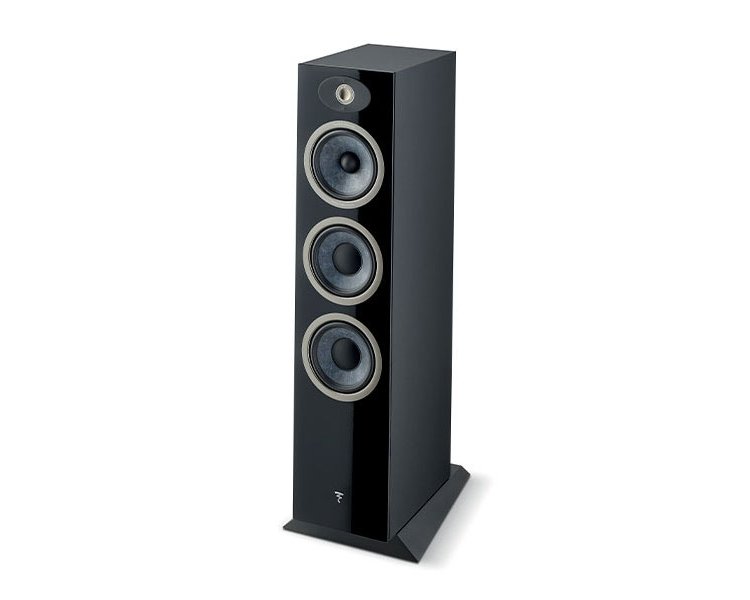 Focal Theva N3 Black High Gloss 3-Way Floorstanding Loudspeaker (Each)