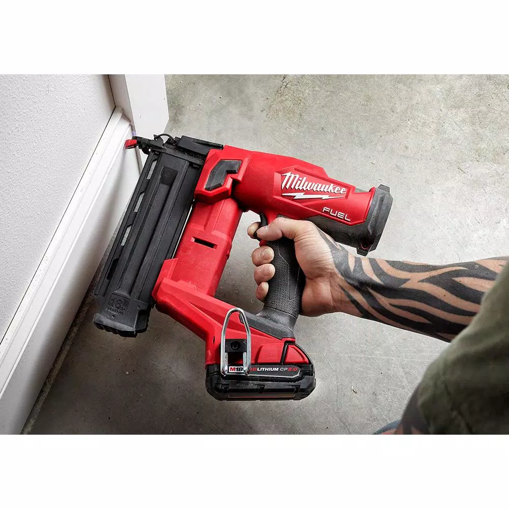 Milwaukee M18 FUEL 18-Volt Lithium-Ion Brushless Cordless Gen II 18-Gauge Brad Nailer (Tool-Only) and#8211; XDC Depot