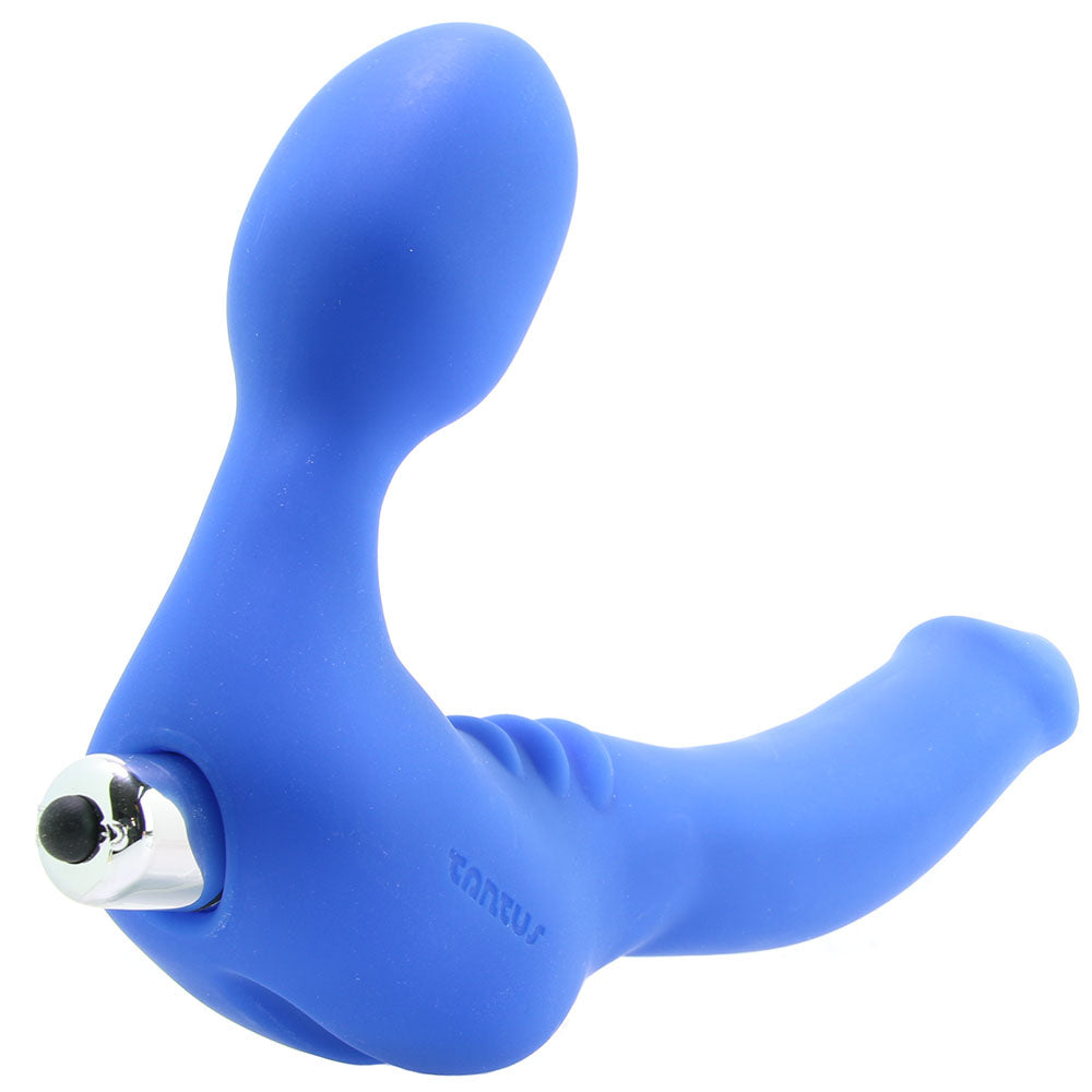 Strapless Slim Silicone Double Dildo in Blue