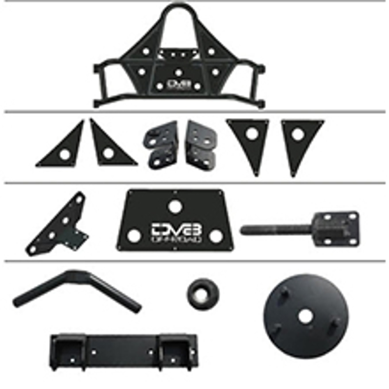 DV8 Offroad Body Mount Tire Carrier Tc1 Spare Tire Carrier