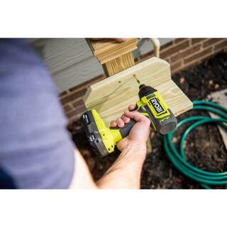 RYOBI ONE+ 18V Cordless 14 in. Impact Driver Kit with (2) 1.5 Ah Batteries and Charger PCL235K2