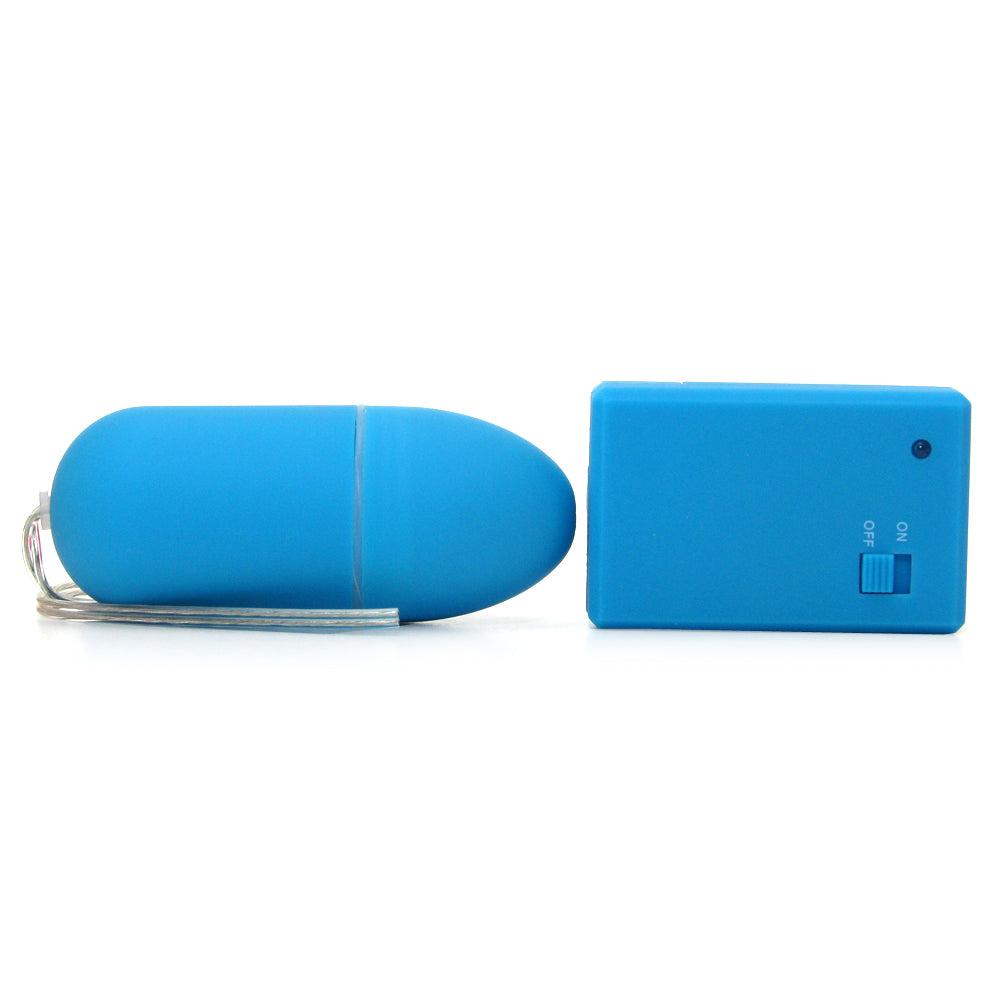 Neon Remote Control Bullet Vibe in Blue