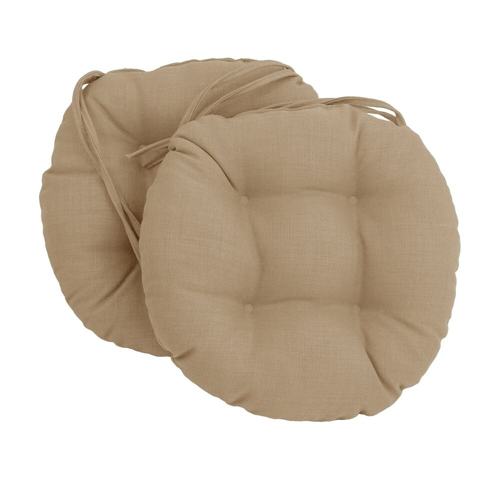 16 inch Round Indoor/Outdoor Chair Cushions (Set of 2)