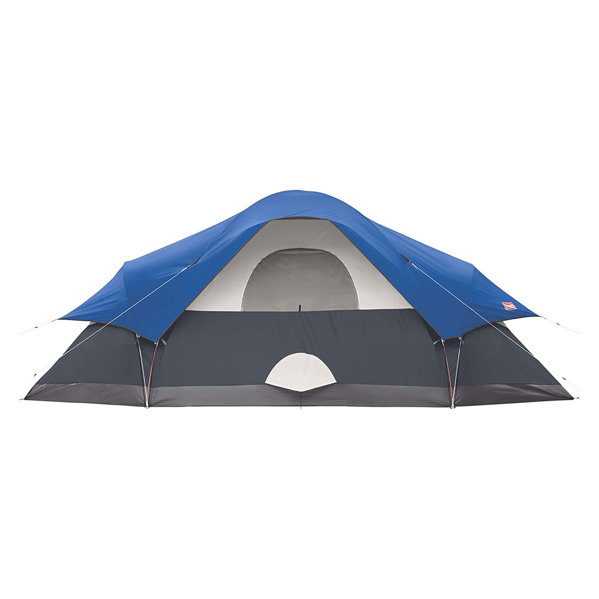 Coleman Red Canyon 8 Person 17 x 10 Foot Outdoor Family Camping Tent， Blue