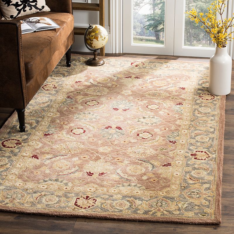 Safavieh Anatolia Michelle Framed Floral Wool Rug